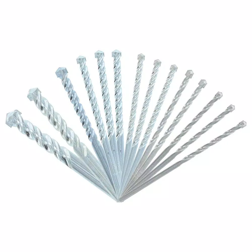 Drill Bits Avanti Pro Carbide Tipped Masonry Drill Bit Set (14-Pieces) 3 Drill Bits Avanti Pro Carbide Tipped Masonry Drill Bit Set (14-Pieces)