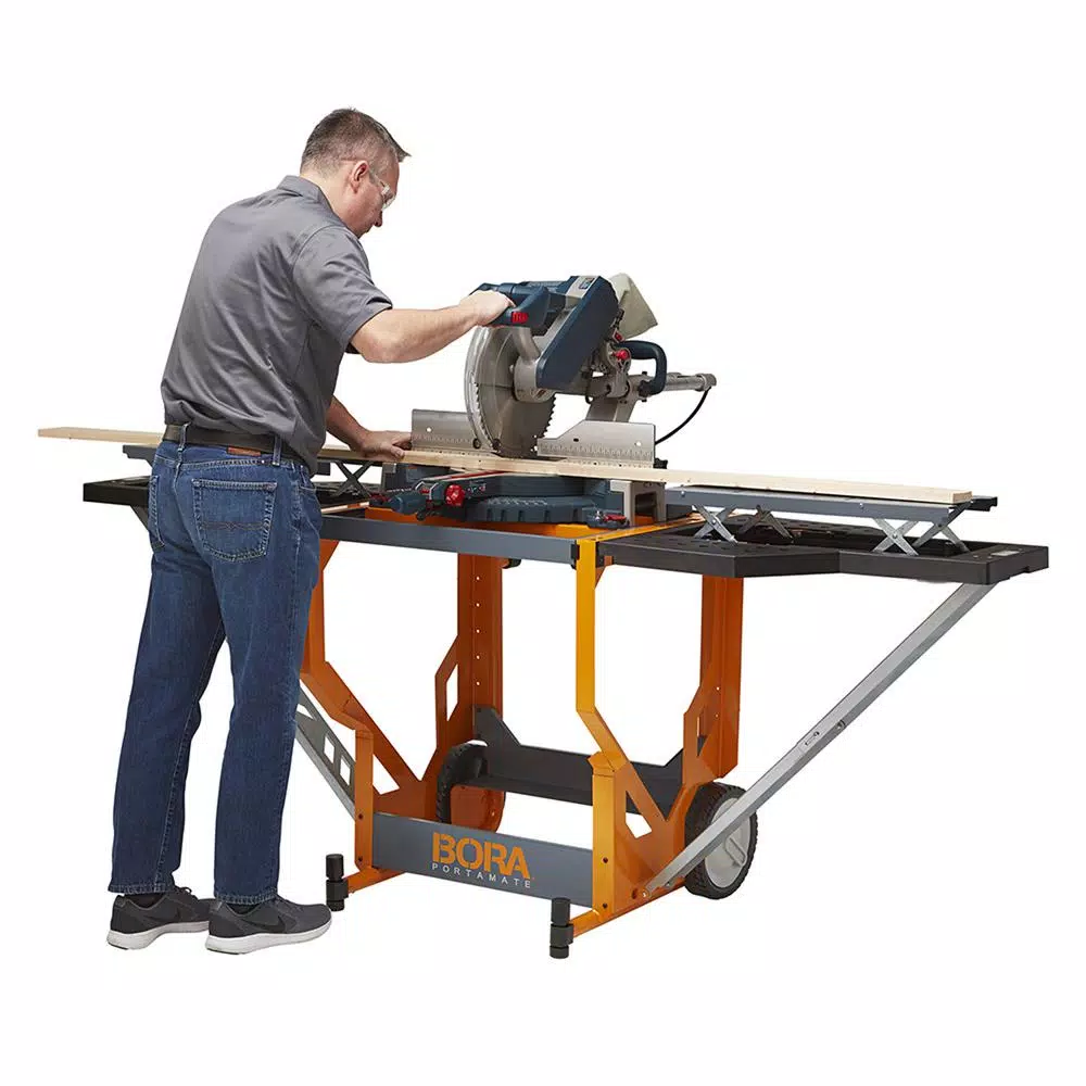 Tool Stands BORA Steel Portacube STR Miter Saw Workstation 3 Tool Stands BORA Steel Portacube STR Miter Saw Workstation - Image 2
