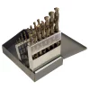 Drill Bits CLE-LINE 1802 Cobalt Heavy-Duty 135-degree Split Point 1/16 In. – 1/2 In. X 32 Bit Set (15-Piece)