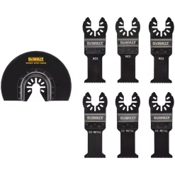Oscillating Tool Attachments DEWALT Oscillating Blade Set (7-Piece)
