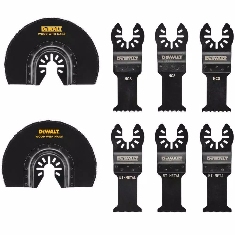 Oscillating Tool Attachments DEWALT Oscillating Set (8-Piece) 4 Oscillating Tool Attachments DEWALT Oscillating Set (8-Piece) - Image 2