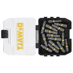 Drill Bits DEWALT MAX IMPACT 1 In. #25 Torx Bit (15-Piece) With Small Bulk Storage Case -Hot Sale Drill Bits Store dewalt screwdriver bits dwa1tx25mi 15 44 1000