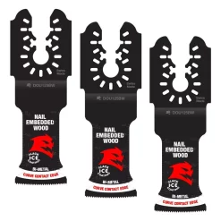 Oscillating Tool Attachments DIABLO 1-1/4 In. Universal Fit Bi-Metal Oscillating Blades For Nail-Embedded Wood (3-Pack)