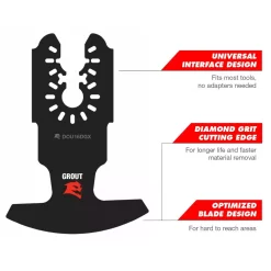 Oscillating Tool Attachments DIABLO Universal Fit Diamond Grit Oscillating Blade For Grout -Hot Sale Drill Bits Store diablo oscillating tool attachments dou16dgx c3 1000