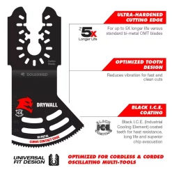 Oscillating Tool Attachments DIABLO 2 In. Universal Fit Bi-Metal Oscillating Blade For Drywall -Hot Sale Drill Bits Store diablo oscillating tool attachments dou200rbd c3 1000