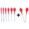 Drill Bits DIABLO 6-Piece SPEEDemon High Speed Steel Spade Bit Set With 2-Bonus Bits (8-Piece)