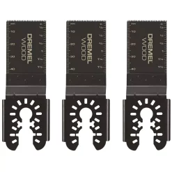 Oscillating Tool Attachments Dremel Multi-Max 1-1/4 In. Oscillating Tool Universal Wood Flush Cut Blades (3-Pack)