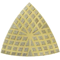 Oscillating Tool Attachments Dremel Multi-Max 3.5 In. 60-Grit Oscillating Tool Diamond Sand Paper For Masonry, Thin-Set, Mortar, And Rust