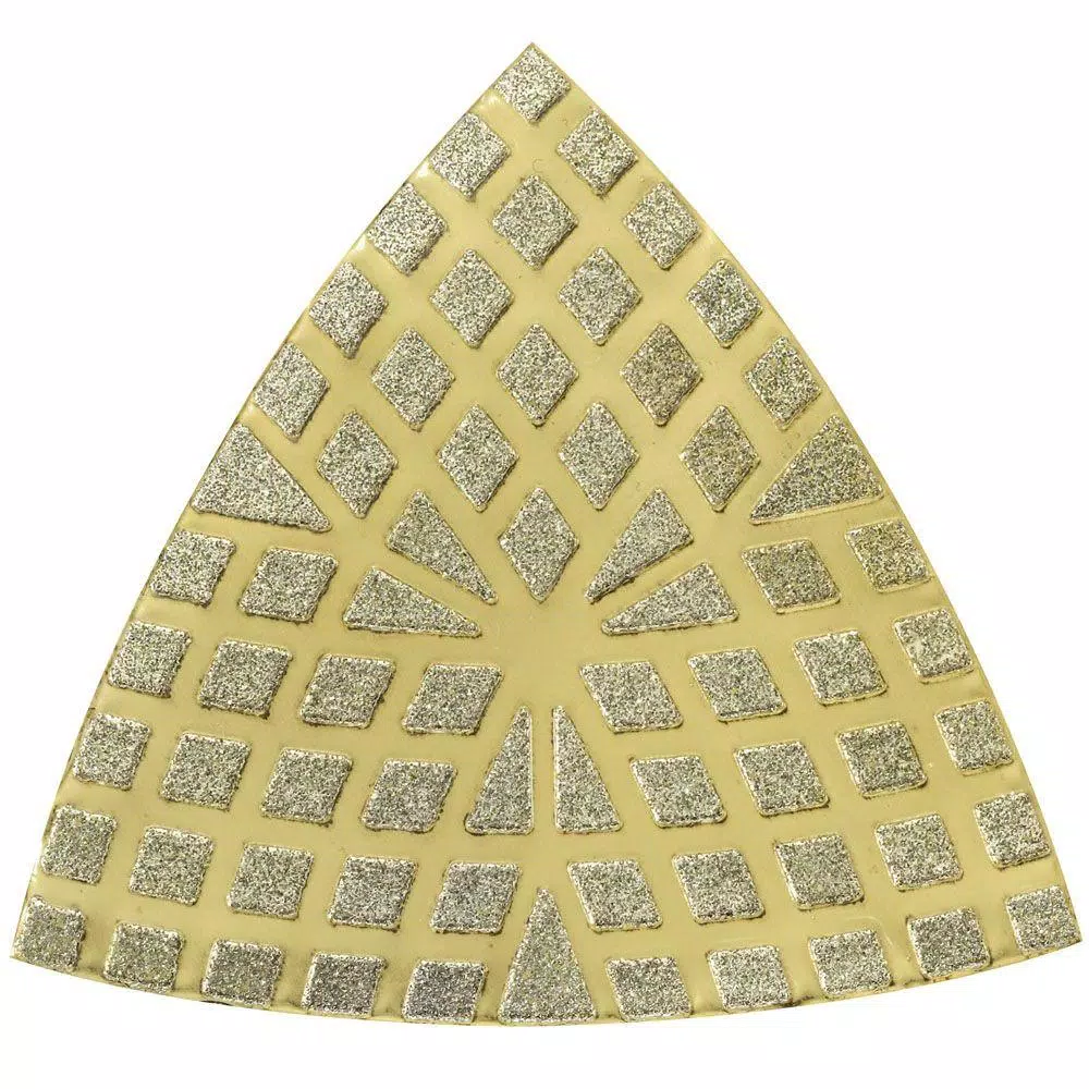 Oscillating Tool Attachments Dremel Multi-Max 3.5 In. 60-Grit Oscillating Tool Diamond Sand Paper For Masonry, Thin-Set, Mortar, And Rust 3 Oscillating Tool Attachments Dremel Multi-Max 3.5 In. 60-Grit Oscillating Tool Diamond Sand Paper For Masonry, Thin-Set, Mortar, And Rust