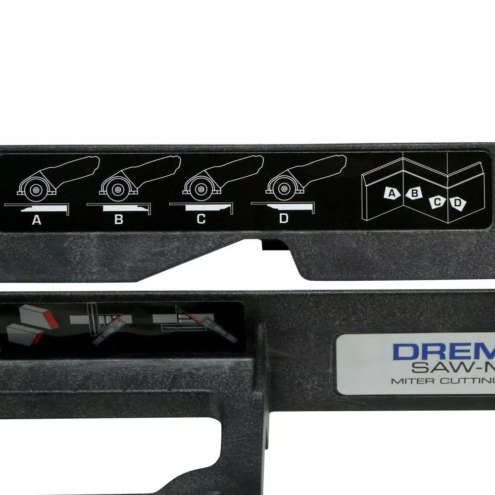Saw Tracks Dremel Saw-Max Black Plastic Miter Trim Cutting Guide 5 Saw Tracks Dremel Saw-Max Black Plastic Miter Trim Cutting Guide - Image 3