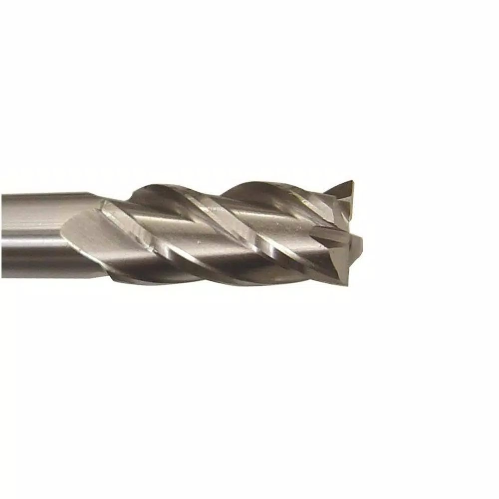 Drill Bits Drill America 7/8 In. X 3/4 In. Shank High Speed Steel End Mill Specialty Bit With 4-Flute 5 Drill Bits Drill America 7/8 In. X 3/4 In. Shank High Speed Steel End Mill Specialty Bit With 4-Flute - Image 3