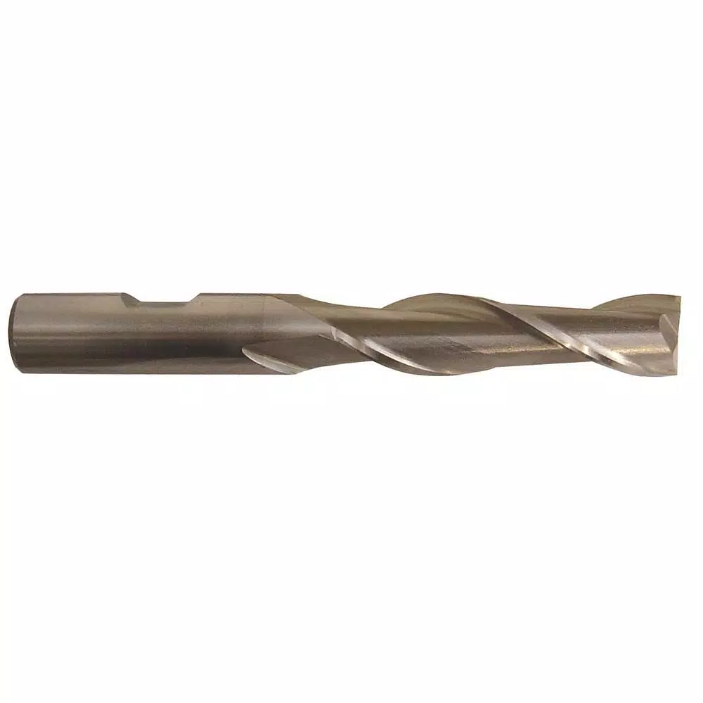 Drill Bits Drill America 13/16 In. High Speed Steel End Mill Specialty Bit With 2-Flutes And 1/2 In. Shank 4 Drill Bits Drill America 13/16 In. High Speed Steel End Mill Specialty Bit With 2-Flutes And 1/2 In. Shank - Image 2