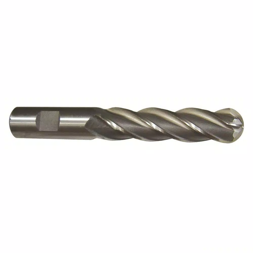 Drill Bits Drill America 3/8 In. X 3/8 In. Shank Carbide End Mill Specialty Bit With 4-Flute Ball Shape 4 Drill Bits Drill America 3/8 In. X 3/8 In. Shank Carbide End Mill Specialty Bit With 4-Flute Ball Shape - Image 2