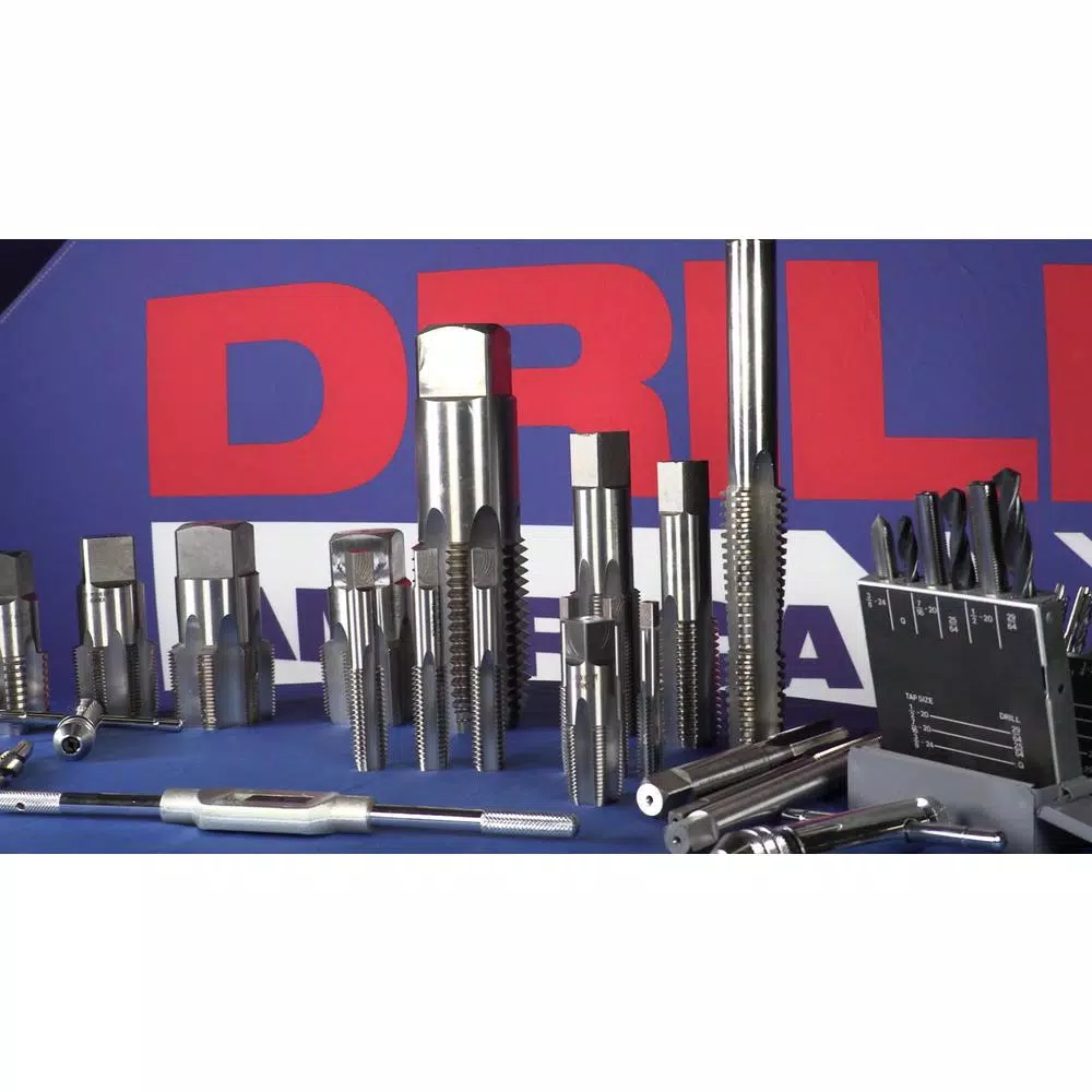 Drill Bits Drill America 11/16 In. β 11 High Speed Steel Tap And 19/32 In. X 1/2 In. Shank Drill Bit Set (2-Piece) 9 Drill Bits Drill America 11/16 In. β 11 High Speed Steel Tap And 19/32 In. X 1/2 In. Shank Drill Bit Set (2-Piece) - Image 7