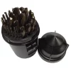 Drill Bits Drill America Mechanics Length High Speed Steel Drill Bit Set In Round Case (29-Piece) 1 Drill Bits Drill America Mechanics Length High Speed Steel Drill Bit Set In Round Case (29-Piece) -Hot Sale Drill Bits Store drill america twist drill bits kfd29ml pc 64 1000