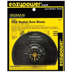 Oscillating Tool Attachments Eazypower 100 Mm/4 In. Oscillating High Speed Steel Radial Saw Blade
