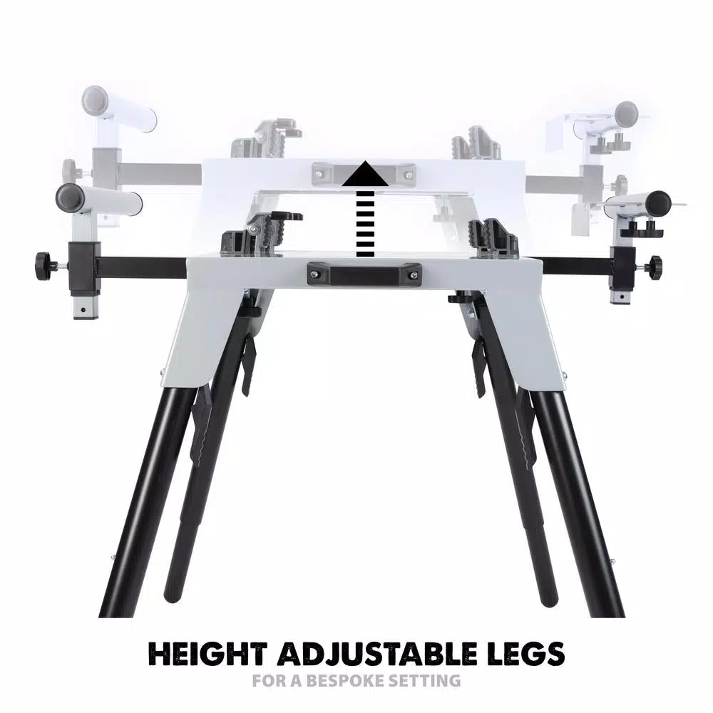 Tool Stands Evolution Power Tools 32-3/32 In. X 23-5/8 In. Universal Heavy-Duty Stationary Chop Saw Stand 7 Tool Stands Evolution Power Tools 32-3/32 In. X 23-5/8 In. Universal Heavy-Duty Stationary Chop Saw Stand - Image 5