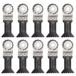 Oscillating Tool Attachments FEIN 1-3/4 In. E-Cut Universal Saw Blade Starlock Plus (10-Pack)