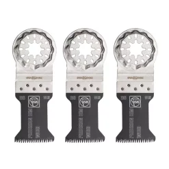 Oscillating Tool Attachments FEIN 1-3/8 In. E-Cut Precision Bi-Metal Saw Blade (3-Pack)