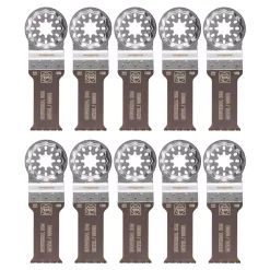 Oscillating Tool Attachments FEIN 1-1/8 In. StarLock-E-Cut Long Life Hybrid Blade (10-Pack)