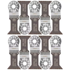 Oscillating Tool Attachments FEIN 1-3/4 In. StarLock-E-Cut Long Life Hybrid Blade (10-Pack)