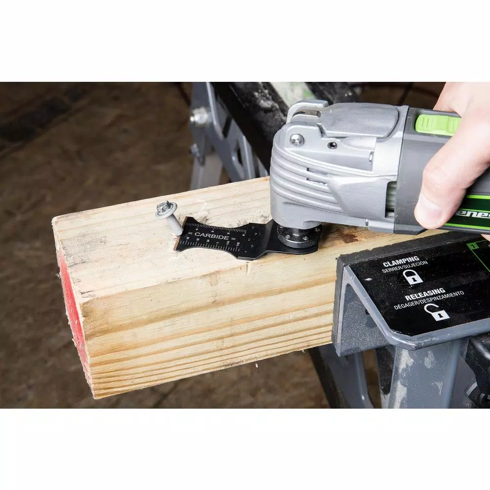 Oscillating Tool Attachments Genesis Universal 1-3/8 In. Quick-Fit Carbide Oscillating Multi-Tool Quick-Release Carbide Flush Cut Blade (5-Pack) 8 Oscillating Tool Attachments Genesis Universal 1-3/8 In. Quick-Fit Carbide Oscillating Multi-Tool Quick-Release Carbide Flush Cut Blade (5-Pack) - Image 6