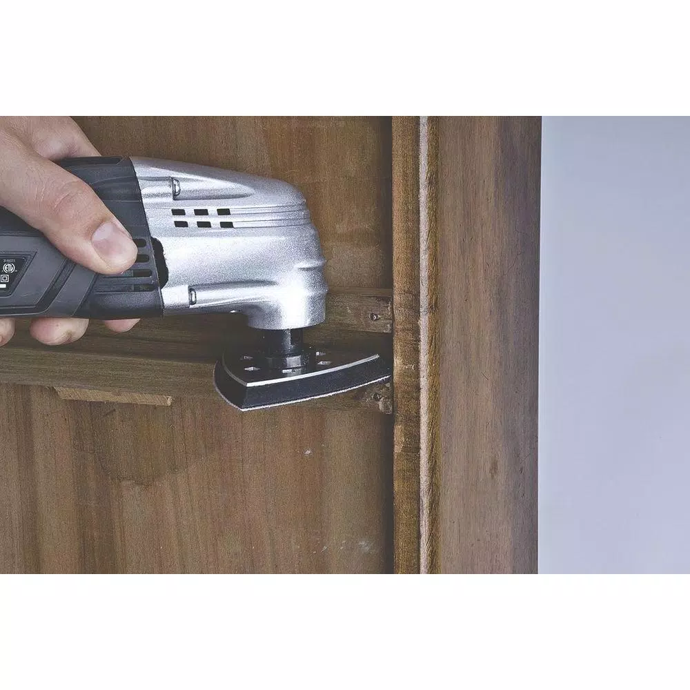 Oscillating Tool Attachments Genesis Universal Hook-and-Loop Sandpaper Assortment With 3 60-Grit, 3 80-Grit, 3 120-Grit And 3 240-Grit (12-Piece) 4 Oscillating Tool Attachments Genesis Universal Hook-and-Loop Sandpaper Assortment With 3 60-Grit, 3 80-Grit, 3 120-Grit And 3 240-Grit (12-Piece) - Image 2