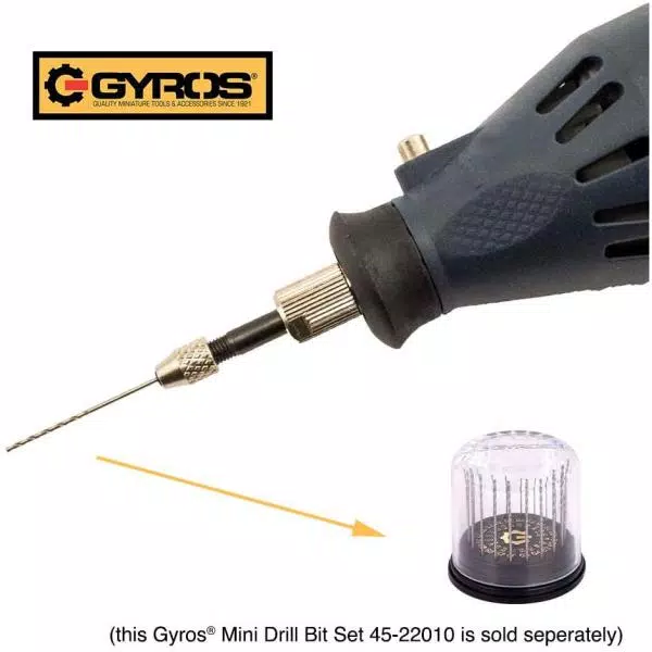 Drill Attachments Gyros Keyless Mini Adaptor Chuck, With 1/8 In. Shank, 0 In. To 0.039 In. Capacity, For Bits No. 60-80 NEW AND IMPROVED 6 Drill Attachments Gyros Keyless Mini Adaptor Chuck, With 1/8 In. Shank, 0 In. To 0.039 In. Capacity, For Bits No. 60-80 NEW AND IMPROVED - Image 4