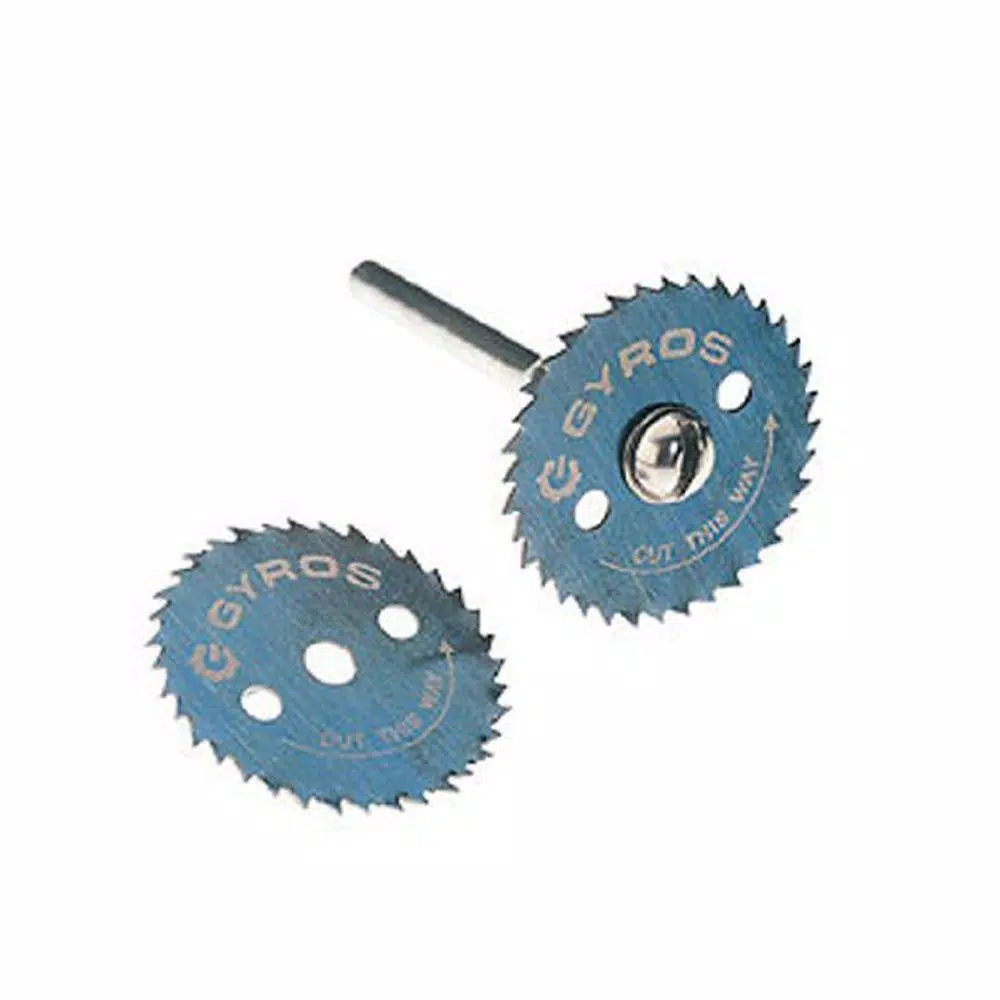 Saw Accessories Gyros 7/8 In. Diameter Ripsaw Blade With Mandrel 3 Saw Accessories Gyros 7/8 In. Diameter Ripsaw Blade With Mandrel