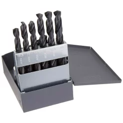 Drill Bits Gyros High Speed Steel Metric Drill Bit Set (25-Piece)