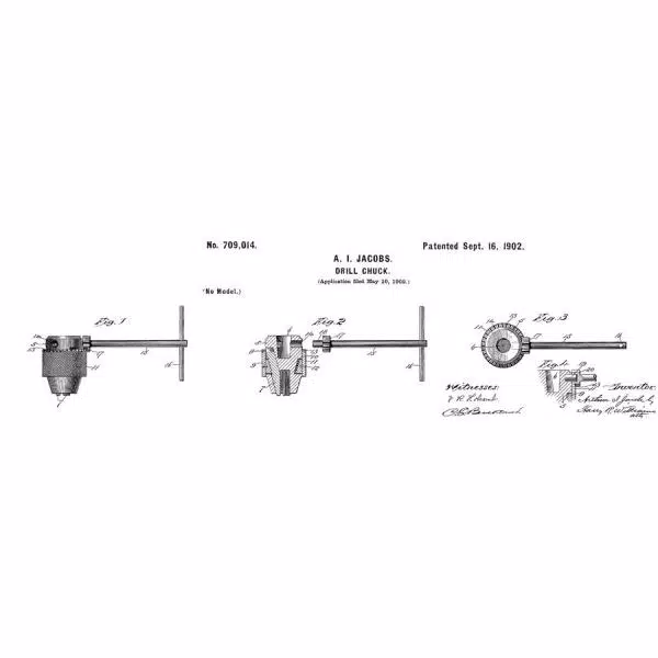 Drill Attachments Jacobs 1/2 In. 34-33C Plain Bearing Heavy-Duty Chuck 7 Drill Attachments Jacobs 1/2 In. 34-33C Plain Bearing Heavy-Duty Chuck - Image 5