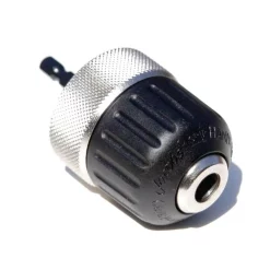 Drill Attachments Jacobs 3/8 In. Keyless Chuck With 1/4 In. Hex Bit Adapter