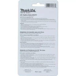 Drill Attachments Makita 3/8 In. Metal Keyless Chuck For Impact Driver -Hot Sale Drill Bits Store makita drill attachments 763198 1 4f 1000