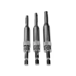 Drill Bits Milescraft Hinge Installation Self-Centering Steel Drill Bit Set (3-Piece)