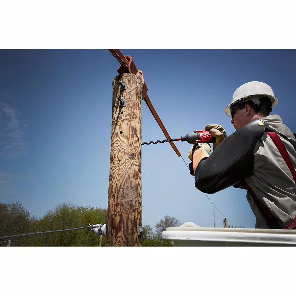 Drill Bits Milwaukee 5/8 In. X 30 In. Carbon SHOCKWAVE Lineman’s Impact Auger Bit 7 Drill Bits Milwaukee 5/8 In. X 30 In. Carbon SHOCKWAVE Lineman’s Impact Auger Bit - Image 5