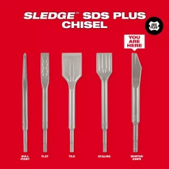 Drill Attachments Milwaukee 3/8 In. X 8 In. SDS-Plus SLEDGE Steel Mortar Knife Chisel Bit 14 Drill Attachments Milwaukee 3/8 In. X 8 In. SDS-Plus SLEDGE Steel Mortar Knife Chisel Bit -Hot Sale Drill Bits Store milwaukee drill attachments 48 62 6049 1d 1000