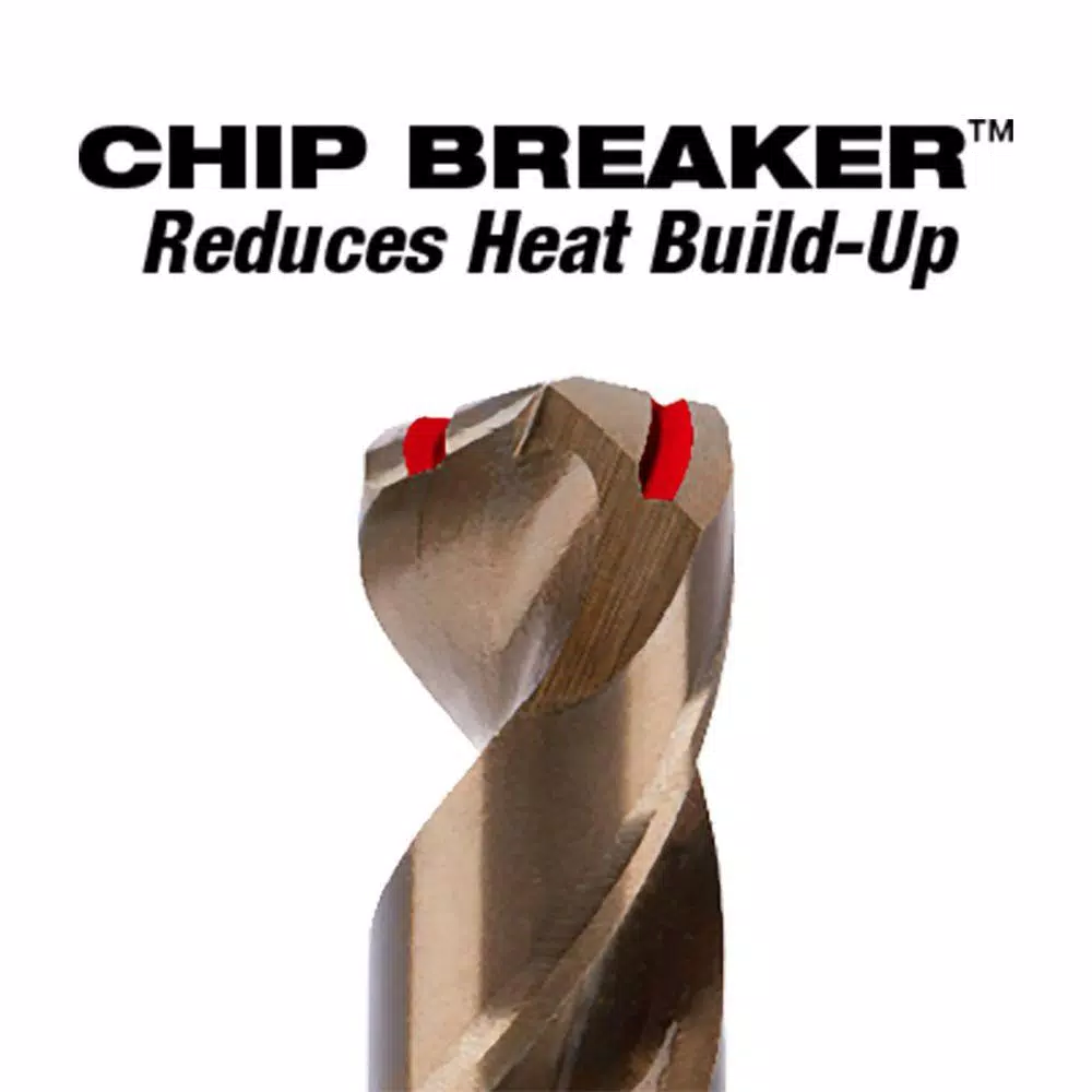 Drill Attachments Milwaukee 9/32 In. Cobalt Red Helix Drill Bit 8 Drill Attachments Milwaukee 9/32 In. Cobalt Red Helix Drill Bit - Image 6
