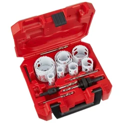 Drill Bits Milwaukee Hole Dozer General Purpose Bi-Metal Hole Saw Set (17-Piece)