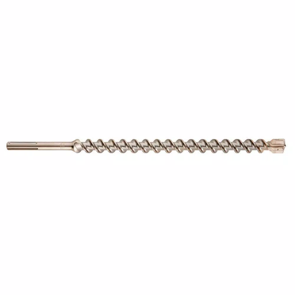 Drill Bits Milwaukee 1 In. X 12 In. X 17 In. SDS-MAX 4-Cutter Carbide Drill Bit 3 Drill Bits Milwaukee 1 In. X 12 In. X 17 In. SDS-MAX 4-Cutter Carbide Drill Bit