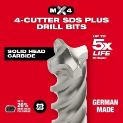 Drill Bits Milwaukee 7/8 In. X 18 In. MX4 Carbide SDS-Plus Bit 14 Drill Bits Milwaukee 7/8 In. X 18 In. MX4 Carbide SDS-Plus Bit -Hot Sale Drill Bits Store milwaukee masonry drill bits 48 20 8336 a0 1000