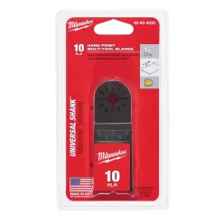 Oscillating Tool Attachments Milwaukee 1-5/8 In. Oscillating Tool Blade For Wood Cutting (10-Pack)