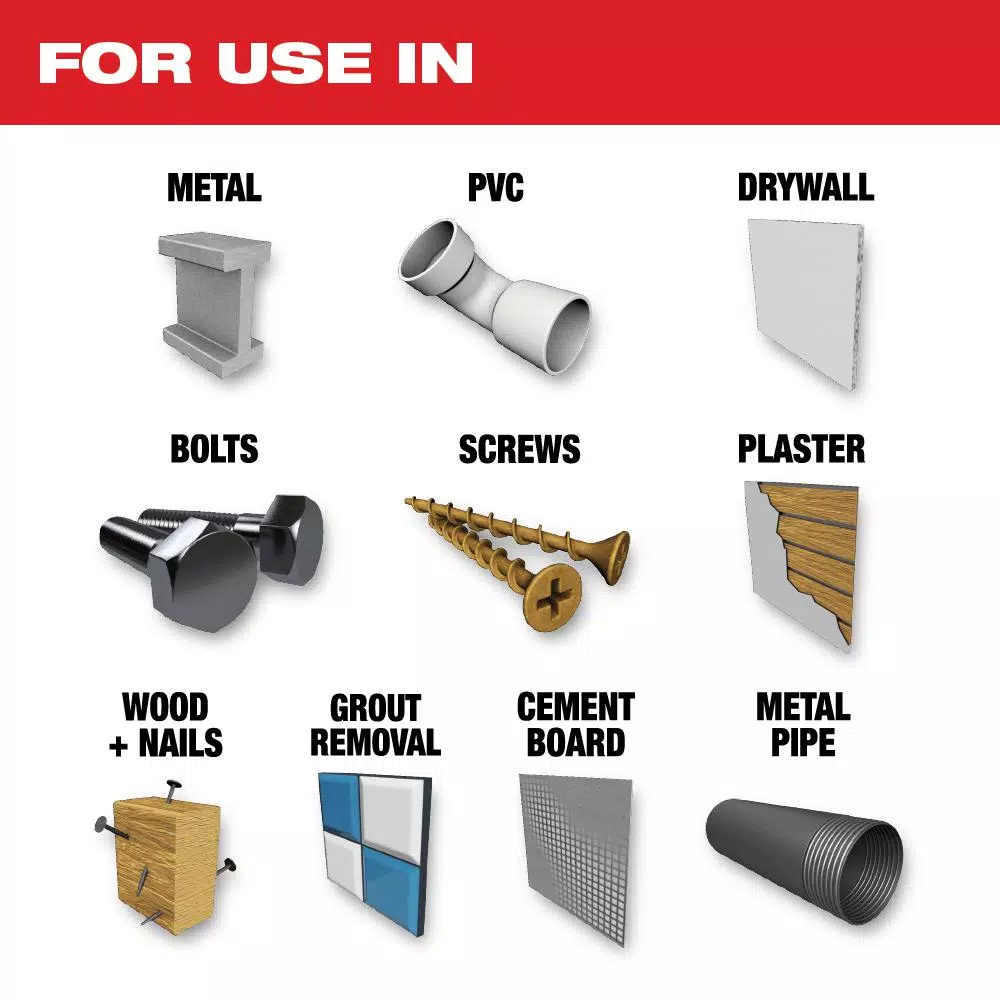 Oscillating Tool Attachments Milwaukee Oscillating Metal Cutting Multi-Tool Blade Kit (3-Piece) 4 Oscillating Tool Attachments Milwaukee Oscillating Metal Cutting Multi-Tool Blade Kit (3-Piece) - Image 2