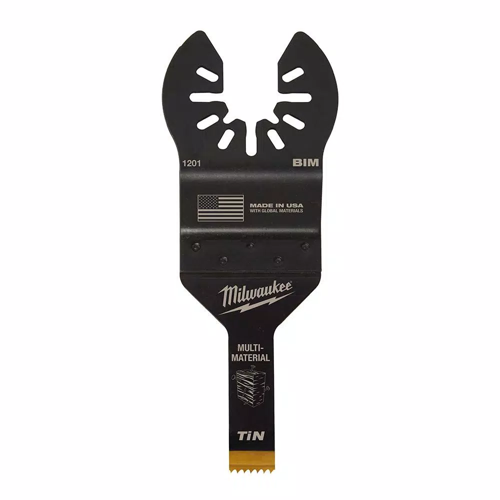 Oscillating Tool Attachments Milwaukee 3/8 In. Titanium Bi-Metal Universal Fit Wood And Metal Cutting Oscillating Multi-Tool Blade (1-Pack) 3 Oscillating Tool Attachments Milwaukee 3/8 In. Titanium Bi-Metal Universal Fit Wood And Metal Cutting Oscillating Multi-Tool Blade (1-Pack)