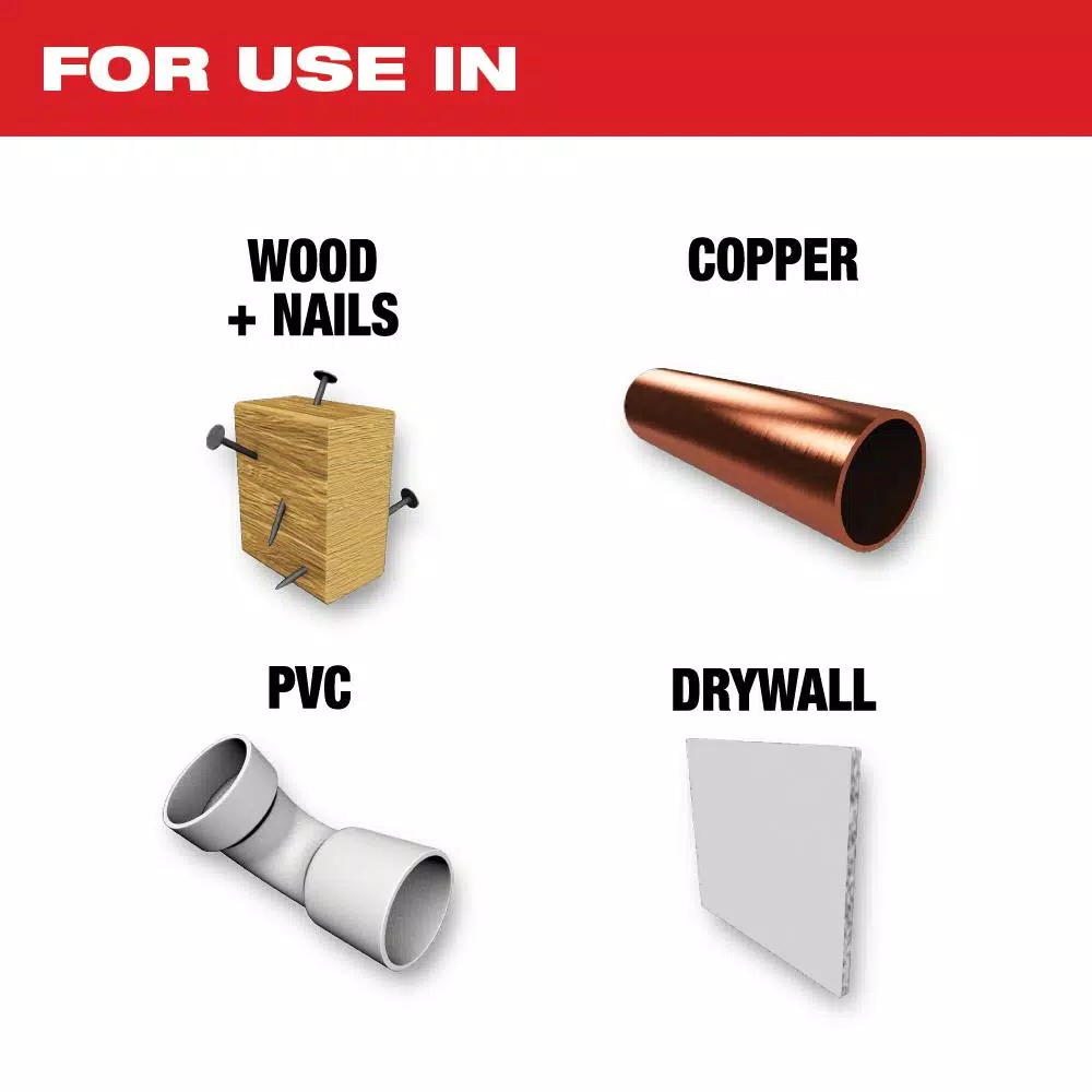 Oscillating Tool Attachments Milwaukee 3/8 In. Titanium Bi-Metal Universal Fit Wood And Metal Cutting Oscillating Multi-Tool Blade (1-Pack) 4 Oscillating Tool Attachments Milwaukee 3/8 In. Titanium Bi-Metal Universal Fit Wood And Metal Cutting Oscillating Multi-Tool Blade (1-Pack) - Image 2