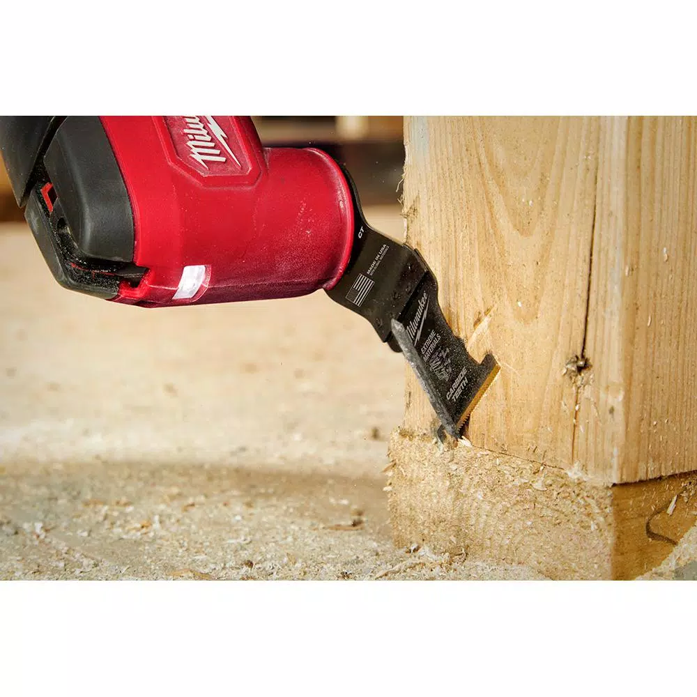 Oscillating Tool Attachments Milwaukee 1-3/8 In. Carbide Universal Fit Extreme Wood/Metal Cutting Oscillating Multi-Tool Blade (3-Pack) 11 Oscillating Tool Attachments Milwaukee 1-3/8 In. Carbide Universal Fit Extreme Wood/Metal Cutting Oscillating Multi-Tool Blade (3-Pack) - Image 9
