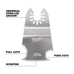 Oscillating Tool Attachments Milwaukee Stainless Steel Universal Fit 3-in-1 Cutting/Scraper Oscillating Multi-Tool Blade (1-Piece) -Hot Sale Drill Bits Store milwaukee oscillating tool attachments 49 25 2221 40 1000