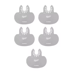 Oscillating Tool Attachments Milwaukee Stainless Steel Flexible Mushroom Shaped Putty And Caulk Cutter Oscillating Multi-Tool Blade (5-Piece) -Hot Sale Drill Bits Store milwaukee oscillating tool attachments 49 25 2222 1d 1000