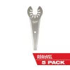 Oscillating Tool Attachments Milwaukee 3 In. Stainless Steel Tapered Sealant Cutting Oscillating Multi-Tool Blade (5-Piece) -Hot Sale Drill Bits Store milwaukee oscillating tool attachments 49 25 2241 64 1000