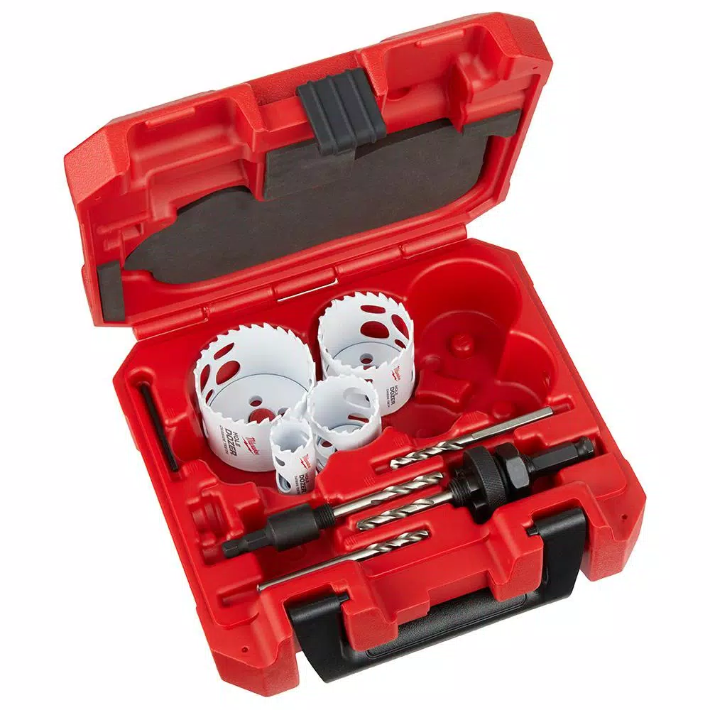 Drill Bits Milwaukee SHOCKWAVE Impact Duty Steel Driver Bit Set With Cobalt Drill Bit Set And Carbide Hole Saws (68-Piece) 6 Drill Bits Milwaukee SHOCKWAVE Impact Duty Steel Driver Bit Set With Cobalt Drill Bit Set And Carbide Hole Saws (68-Piece) - Image 4