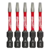 Drill Bits Milwaukee SHOCKWAVE #1 2 In. Impact Duty Square Steel Power Bit (5-Pack) -Hot Sale Drill Bits Store milwaukee screwdriver bits 48 32 4671 64 1000